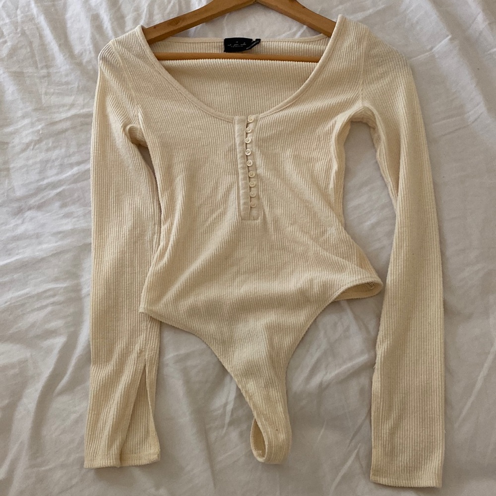 Urban Outfitters Out From Under Long Sleeve Bodysuit